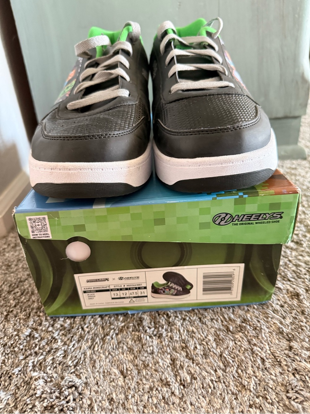 Heelys Black Sole Men’s Wheeled Shoes